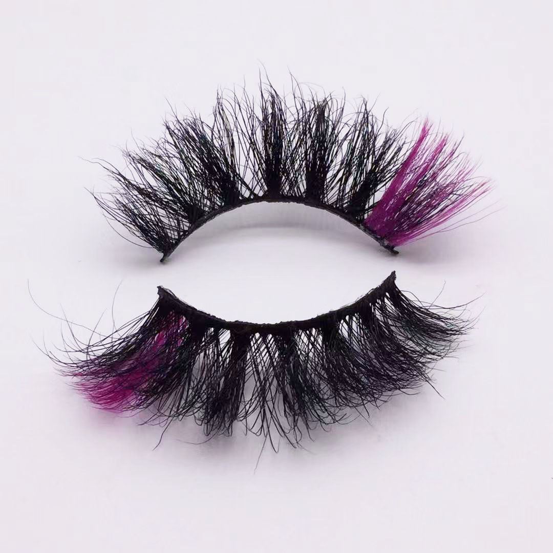Purple mink lashes