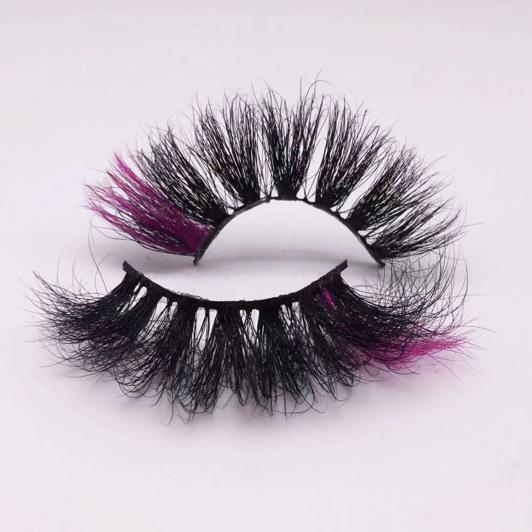 purple mink eyelashes
