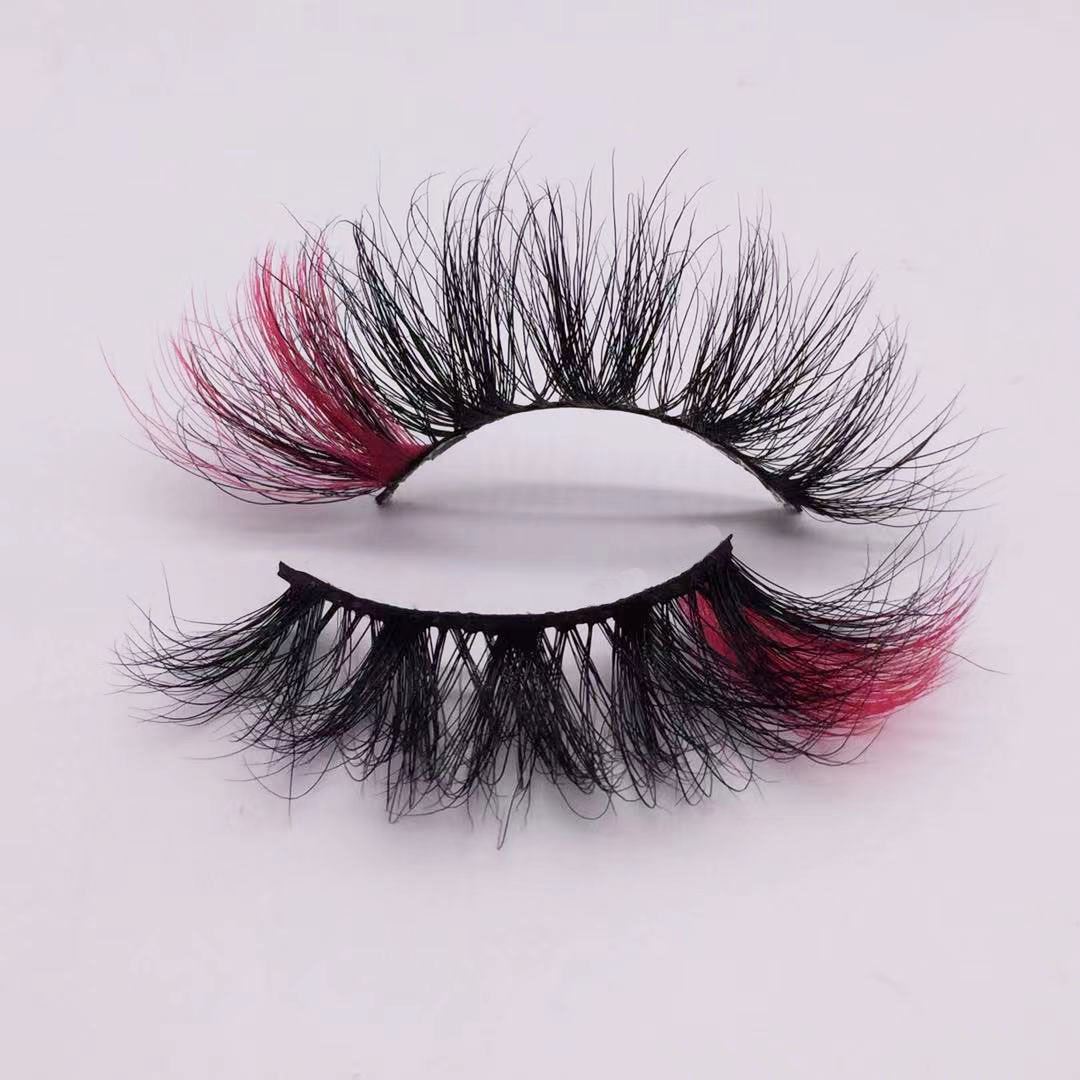 red mink false eyelashes